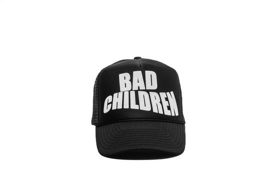 BAD CHILDREN BLACK PUFF HAT