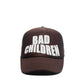 BAD CHILDREN BROWN PUFF HAT