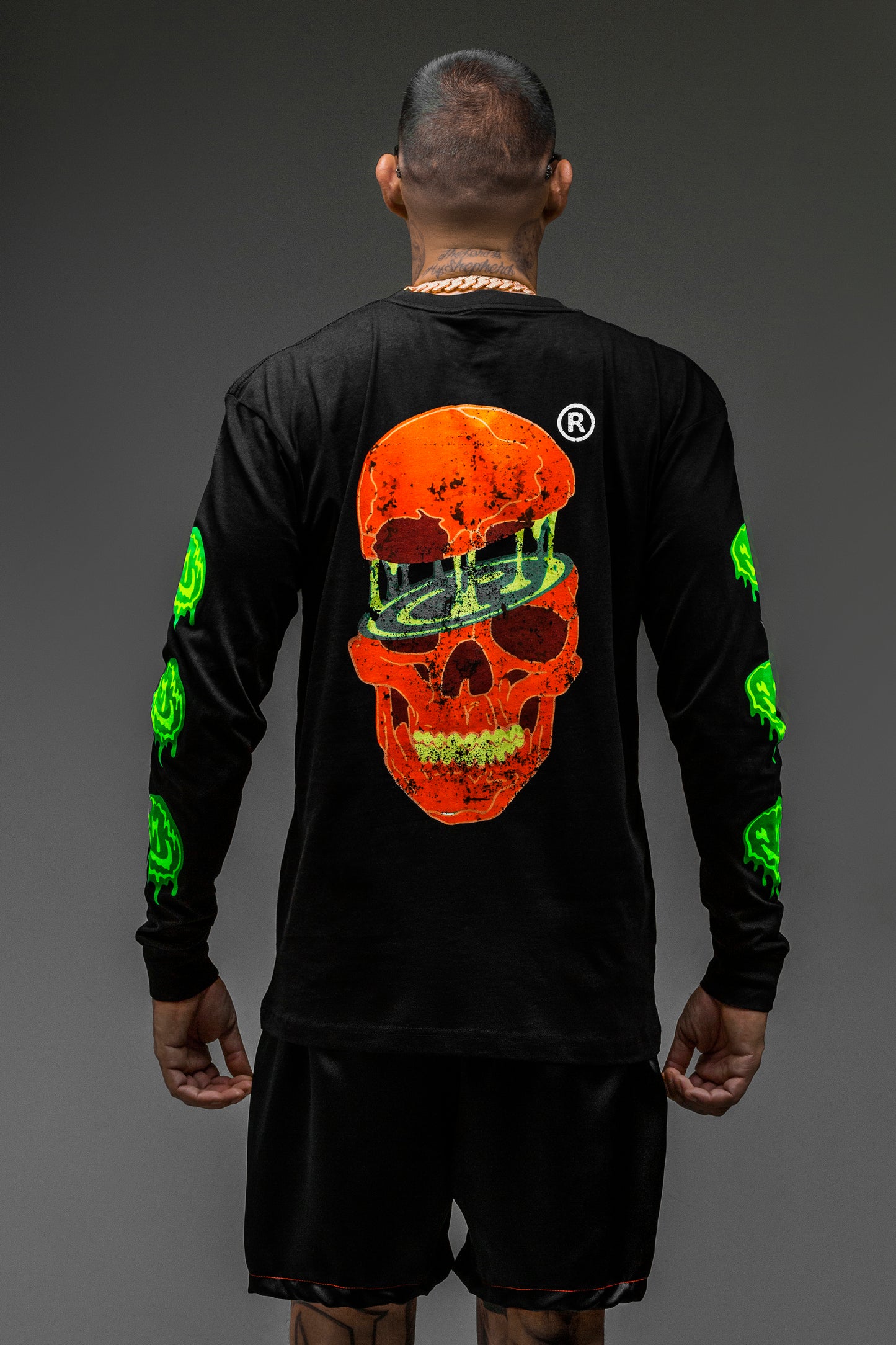 SPLIT SKULL LONG SLEEVE