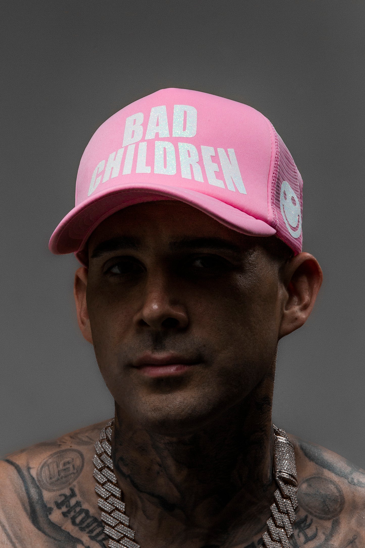 BAD CHILDREN PINK HAT